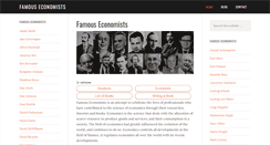 Desktop Screenshot of famouseconomists.net