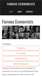 Mobile Screenshot of famouseconomists.net