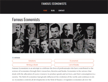 Tablet Screenshot of famouseconomists.net